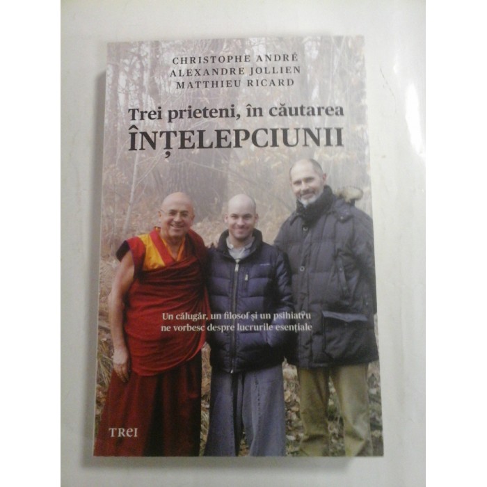 TREI PRIETENI, IN CAUTAREA INTELEPCIUNII - CHRISTOPHE ANDRE, ALEXANDRE JOLLIEN, MATTHIEU RICARD